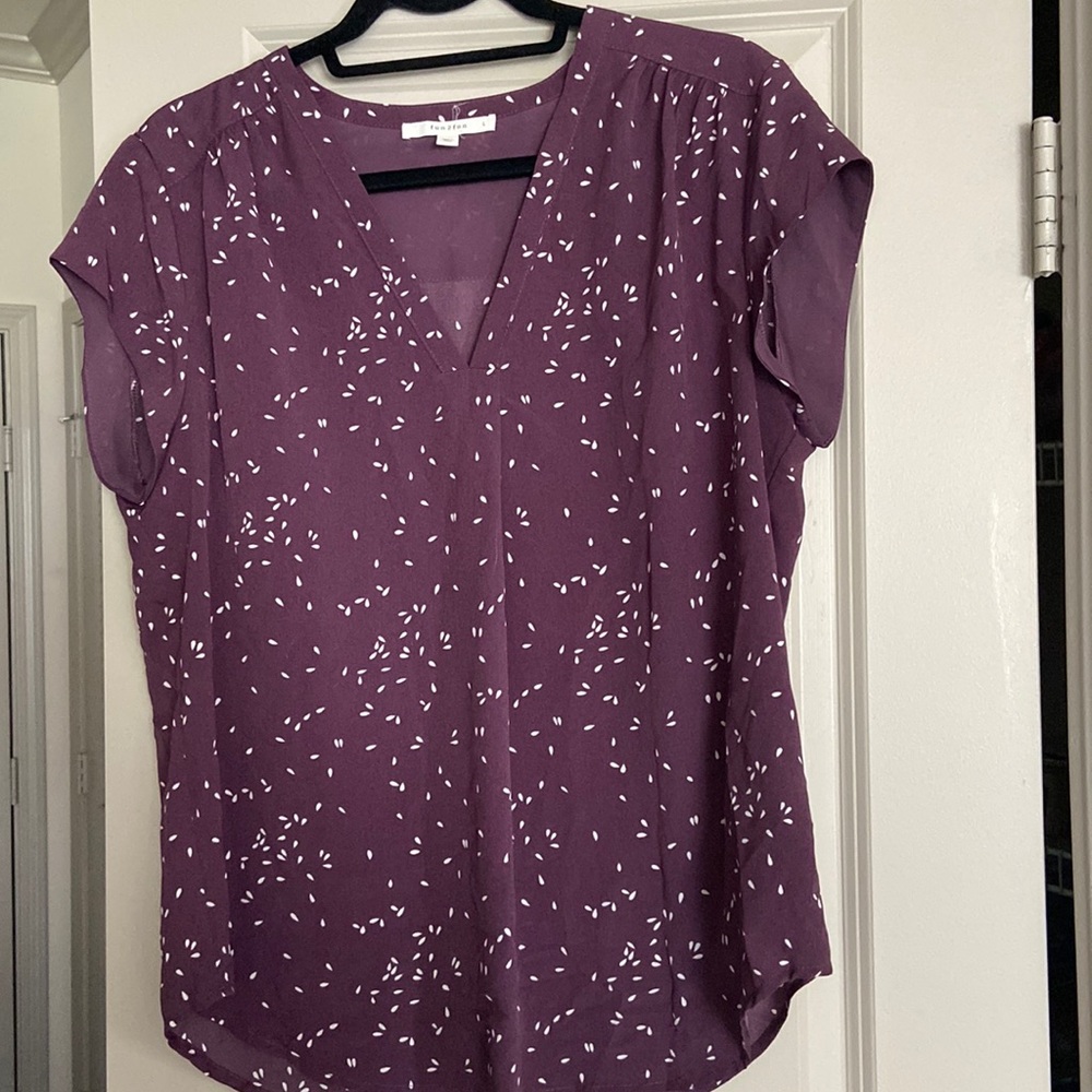 Purple blouse